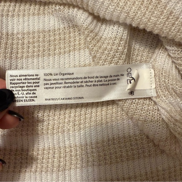 Eileen Fisher Linen Top - Picture 3 of 4